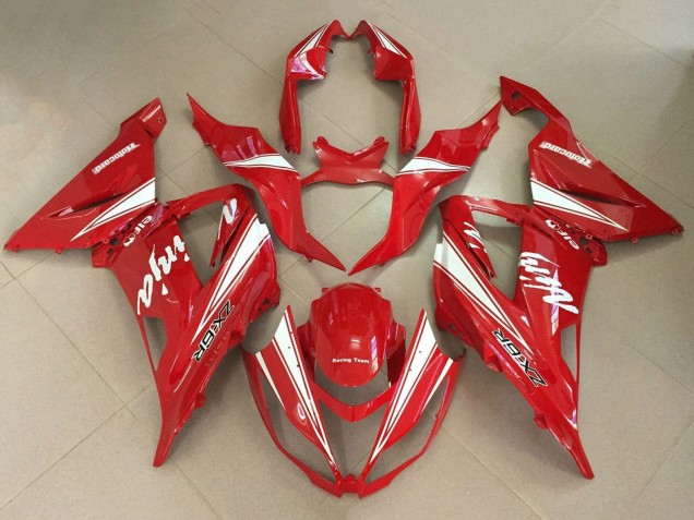 Carenado Moto Kawasaki ZX6R 2013-2018 - Rojo Blanco