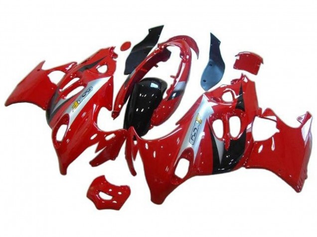 Carenado Moto Suzuki GSX600F/GSX750F 2004-2006 - Rojo Plata Negro