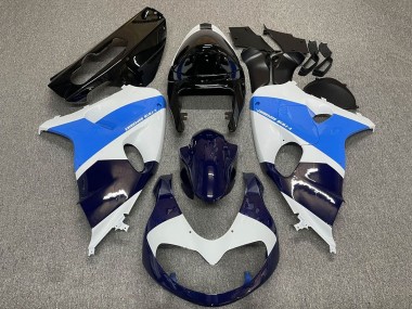 Carenado Moto Suzuki TL1000R 1998-2003 - Blanco Azul Negro Azul Oscuro