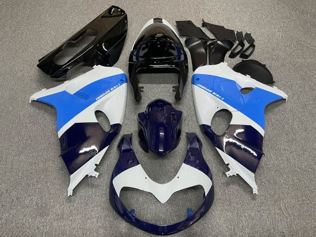Carenado Moto Suzuki TL1000R 1998-2003 - Blanco Azul Negro Azul Oscuro