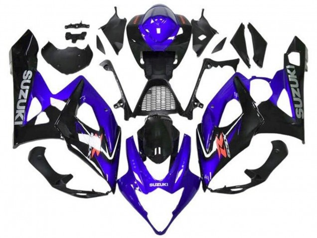 Carenado Moto Suzuki GSXR 1000 2005-2006 - Azul Negro Gris