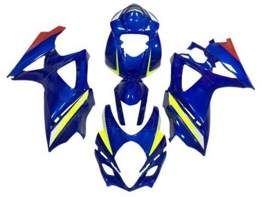 Carenado Moto Suzuki GSXR 1000 2005-2006 - Azul Amarillo Rojo