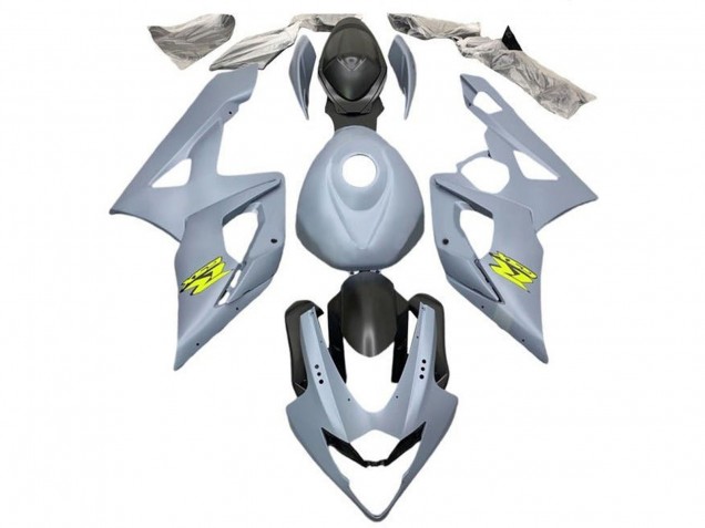 Carenado Moto Suzuki GSXR 1000 2005-2006 - Gris Mate Negro Amarillo