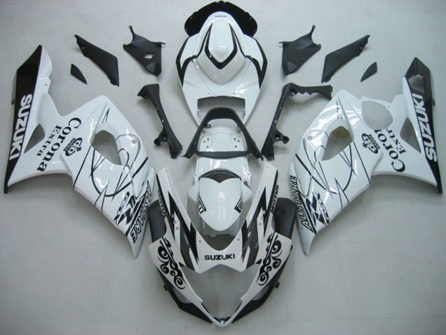 Carenado Moto Suzuki GSXR 1000 2005-2006 - Blanco Negro Alstare Corona