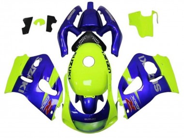 Carenado Moto Suzuki GSXR 600 / GSXR 750 1996-2000 - Azul Amarillo