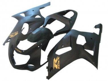 Carenado Moto Suzuki GSXR 600 / GSXR 750 2001-2003 - Negro Mate Oro