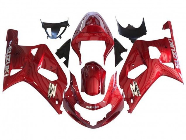 Carenado Moto Suzuki GSXR 600 / GSXR 750 2001-2003 - Rojo Chrome