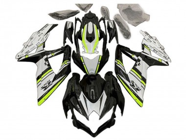 Carenado Moto Suzuki GSXR 600 / GSXR 750 2008-2010 - Blanco Verde Negro Brillante