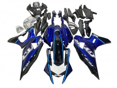 Carenado Moto Yamaha YZF R7 2021-2024 - Azul Negro Azul Claro