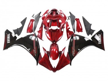 Carenado Moto Yamaha YZF 1000 R1 2009-2011 - Rojo Negro Brillante