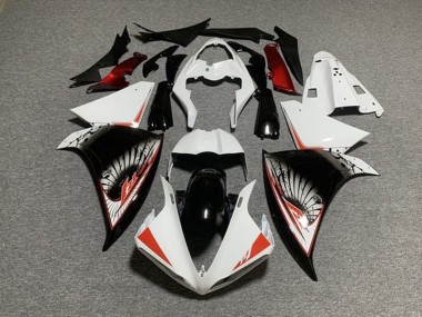 Kits Carenados Moto Yamaha YZF 1000 R1 2009-2011 - Blanco Rojo Negro