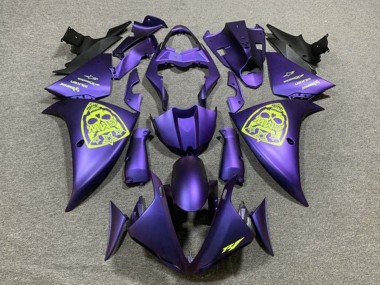 Carenado Moto Yamaha YZF 1000 R1 2012-2014 - Púrpura Neon Amarillo