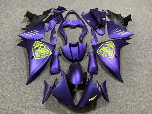 Carenado Moto Yamaha YZF 1000 R1 2012-2014 - Púrpura Neon Amarillo