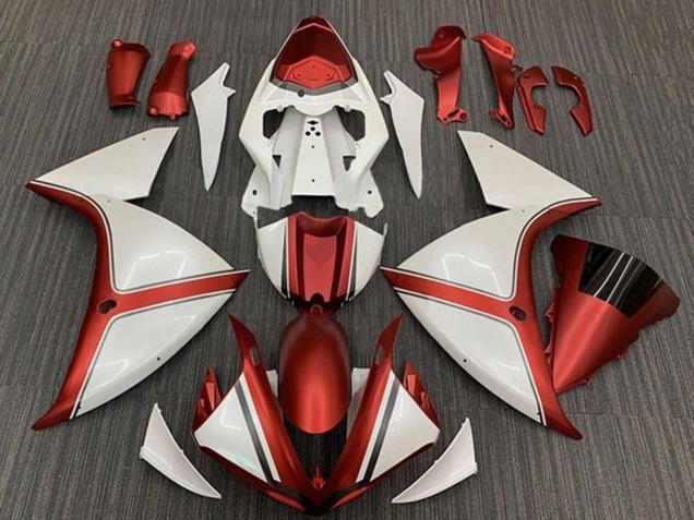 Carenado Moto Yamaha YZF 1000 R1 2012-2014 - Blanco Naranja