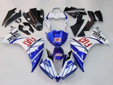 Carenados Moto Yamaha YZF 1000 R1 2012-2014 - Blanco Azul Rojo Fiat