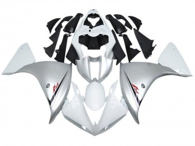 Carenado Moto Yamaha YZF 1000 R1 2012-2014 - Plata Blanco