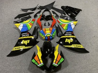 Carenado Moto Yamaha YZF 1000 R1 2012-2014 - Negro Brillante Amarillo Rojo Azul Verde HP RuedaColores