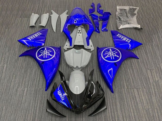 Carenado Moto Yamaha YZF 1000 R1 2012-2014 - Nardo Gris Azul Negro