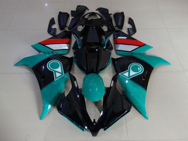 Carenado Moto Yamaha YZF 1000 R1 2012-2014 - Negro Brillante Verde Blanco Rojo