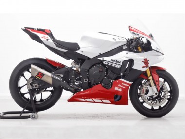 Carenados Moto Yamaha YZF 1000 R1 2015-2019 - Blanco Rojo Negro GYTR