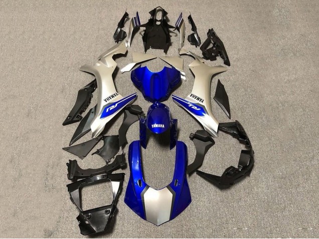 Carenado Moto Yamaha YZF 1000 R1 2015-2019 - Plata Azul