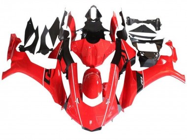 Carenado Moto Yamaha YZF 1000 R1 2015-2019 - Rojo Negro Blanco Raya