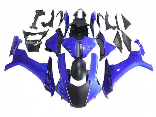 Carenado Moto Yamaha YZF 1000 R1 2015-2019 - Azul Negro Mate