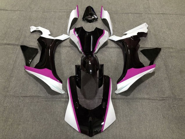Carenado Moto Yamaha YZF 1000 R1 2015-2019 - Blanco Negro Brillante Rosa