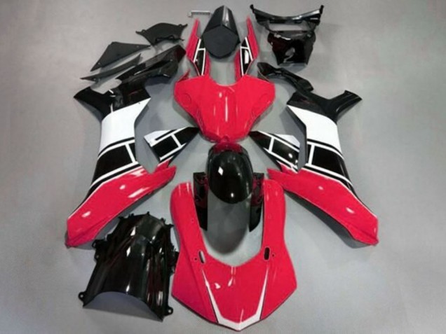 Carenados Moto Yamaha YZF 1000 R1 2015-2019 - Rojo Blanco Negro Brillante