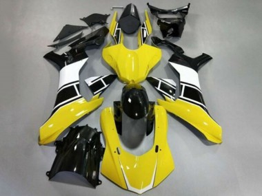 Carenados Moto Yamaha YZF 1000 R1 2015-2019 - Amarillo Blanco Negro