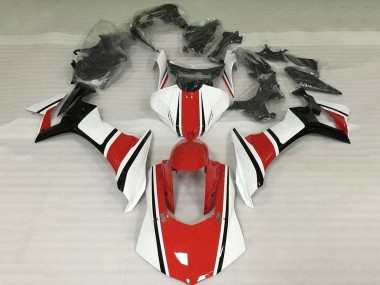 Carenados Moto Yamaha YZF 1000 R1 2015-2019 - Blanco Rojo Negro