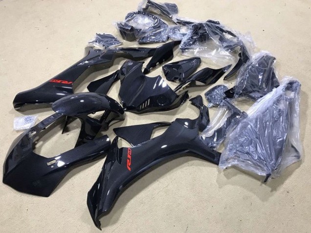 Carenado Moto Yamaha YZF 1000 R1 2015-2019 - Falso FibraCarbono Rojo Calcomanía