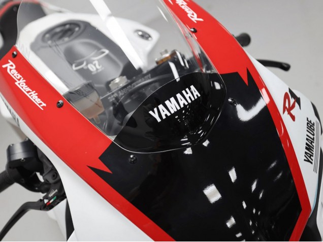Carenado Moto Yamaha YZF 1000 R1 2020-2025 - Blanco Rojo GYTR