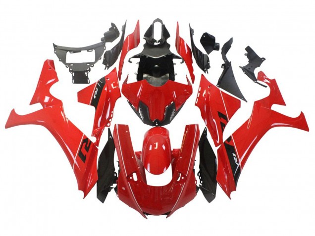 Carenados Moto Yamaha YZF 1000 R1 2020-2025 - Rojo Blanco Negro Brillante