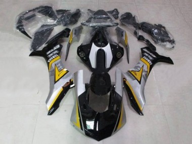 Carenados Moto Yamaha YZF 1000 R1 2020-2025 - Plata Amarillo Negro Brillante