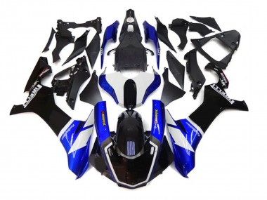 Carenado Moto Yamaha YZF 1000 R1 2020-2025 - Azul Blanco Negro Akropovic