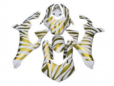 Carenado Moto Yamaha YZF 1000 R1 2020-2025 - Blanco Oro Cebra
