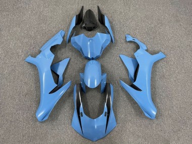 Carenado Moto Yamaha YZF 1000 R1 2020-2025 - Azul Claro Negro Brillante