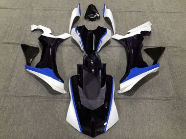 Carenado Moto Yamaha YZF 1000 R1 2020-2025 - Blanco Azul Negro Brillante