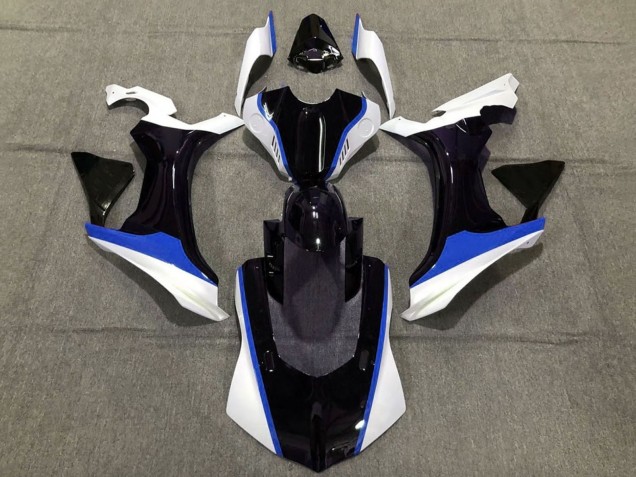 Carenado Moto Yamaha YZF 1000 R1 2020-2025 - Blanco Azul Negro Brillante