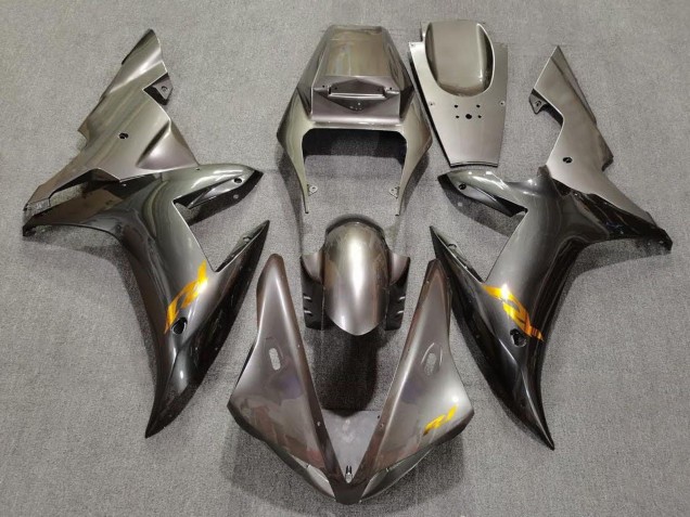 Carenado Moto Yamaha YZF 1000 R1 2002-2003 - Gris Oro Calcomanías