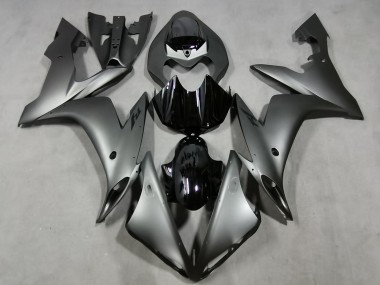 Carenado Moto Yamaha YZF 1000 R1 2004-2006 - Plata Mate Negro Brillante