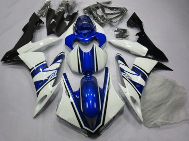 Carenados Moto Yamaha YZF 1000 R1 2004-2006 - Blanco Azul Negro