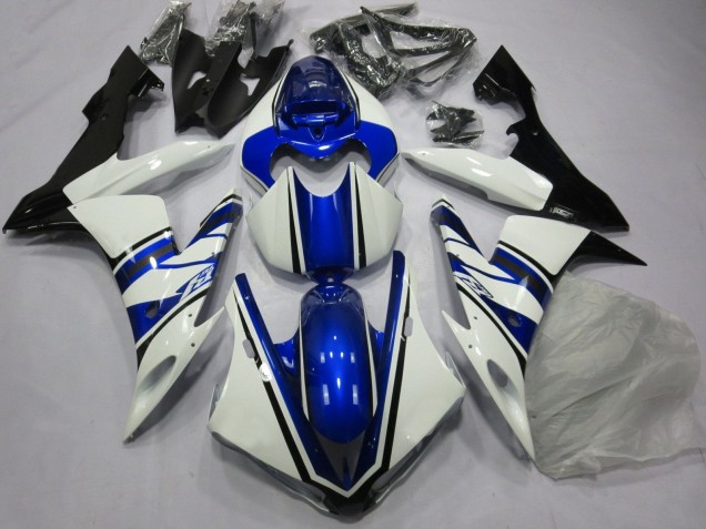 Carenados Moto Yamaha YZF 1000 R1 2004-2006 - Blanco Azul Negro