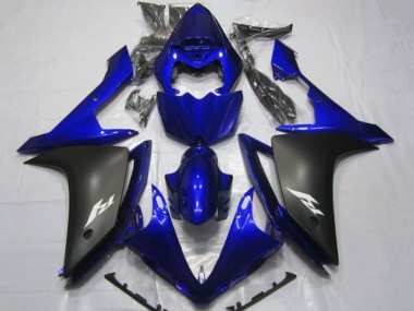 Carenado Moto Yamaha YZF 1000 R1 2007-2008 - Azul Negro Mate