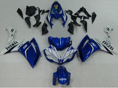 Carenado Moto Yamaha YZF 1000 R1 2007-2008 - Azul Blanco Negro M1