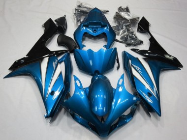 Carenado Moto Yamaha YZF 1000 R1 2007-2008 - Azul Blanco Negro