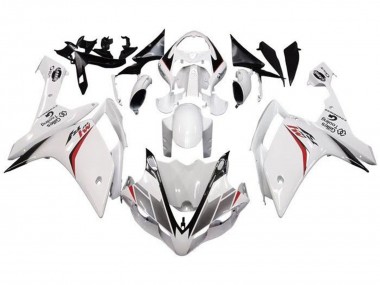 Carenados Moto Yamaha YZF 1000 R1 2007-2008 - Blanco Rojo Negro Raya