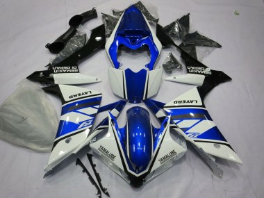 Carenado Moto Yamaha YZF 1000 R1 2007-2008 - Blanco Azul Negro Layerd