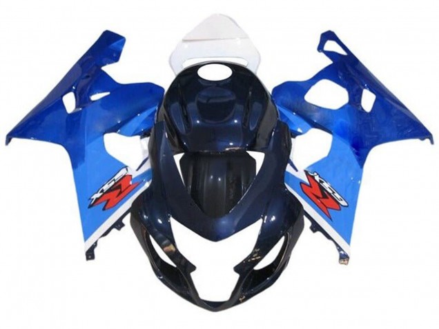 Carenado Moto Suzuki GSXR 600 / GSXR 750 2004-2005 - Blanco Azul Rojo